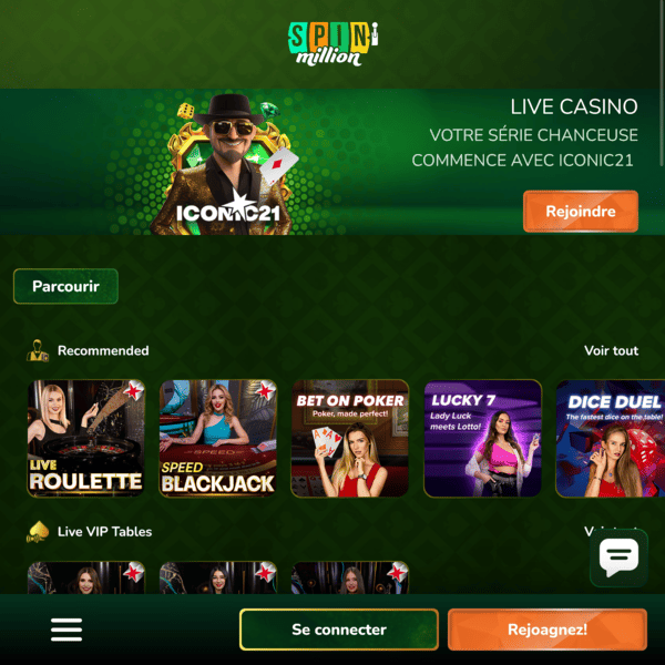 Spin Million Casino — Live Casino Spin Million Casino — Live Casino